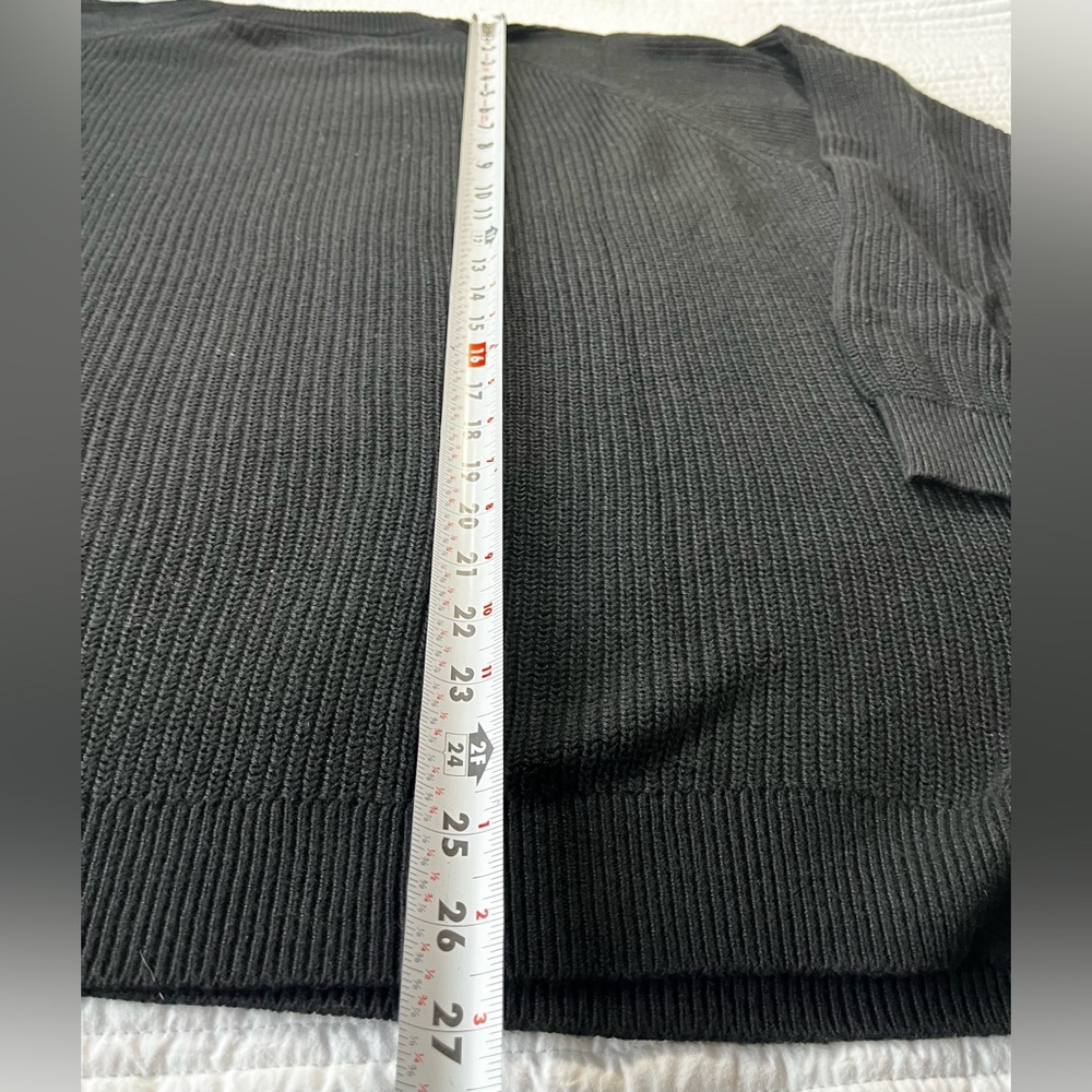 J. Crew Black Sweater with Gold Button Details - Picture 4 of 8